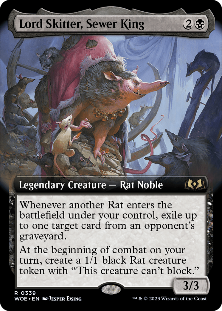 Lord Skitter, Sewer King (Extended Art) [Wilds of Eldraine] | Empire Gaming NC