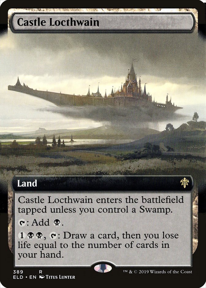 Castle Locthwain (Extended Art) [Throne of Eldraine] | Empire Gaming NC