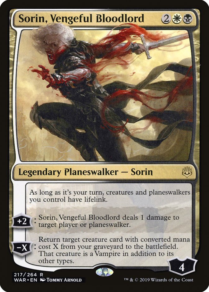 Sorin, Vengeful Bloodlord [War of the Spark] | Empire Gaming NC