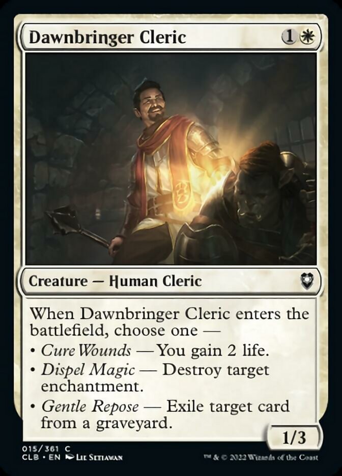 Dawnbringer Cleric [Commander Legends: Battle for Baldur's Gate] | Empire Gaming NC