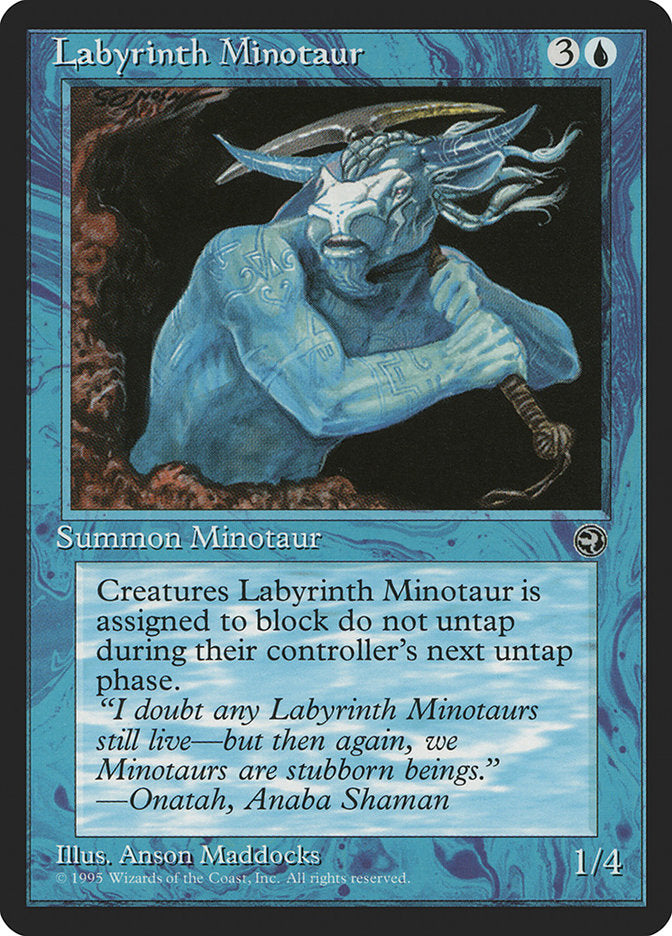 Labyrinth Minotaur (Onatah Flavor Text) [Homelands] | Empire Gaming NC