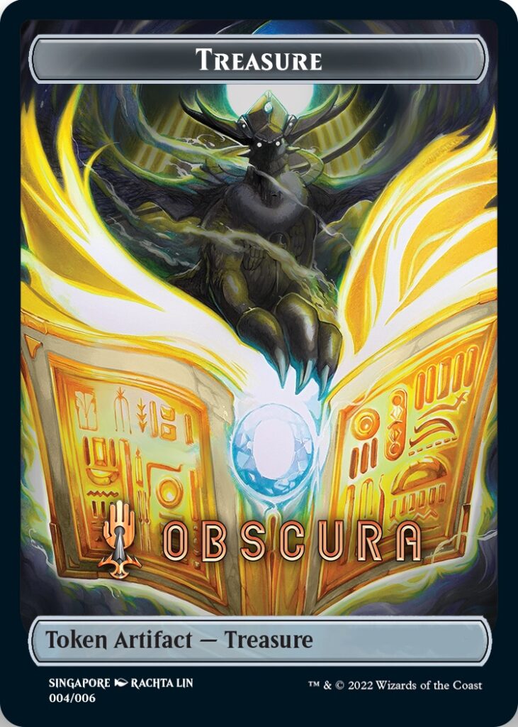 Treasure Token (Obscura) (Southeast Asia Artists) [Streets of New Capenna Tokens] | Empire Gaming NC