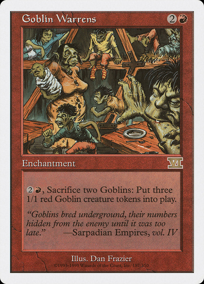 Goblin Warrens [Classic Sixth Edition] | Empire Gaming NC