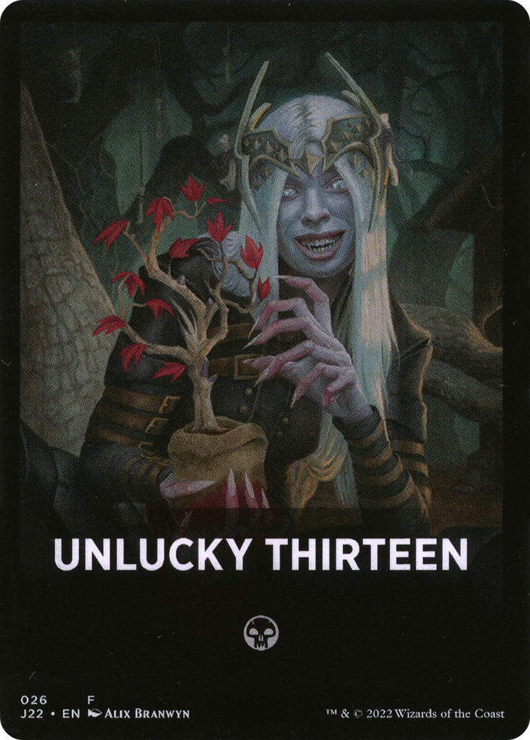 Unlucky Thirteen Theme Card [Jumpstart 2022 Front Cards] | Empire Gaming NC