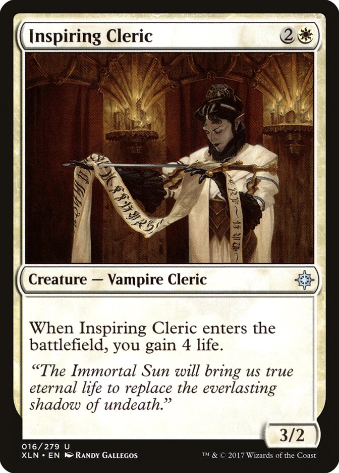 Inspiring Cleric [Ixalan] | Empire Gaming NC