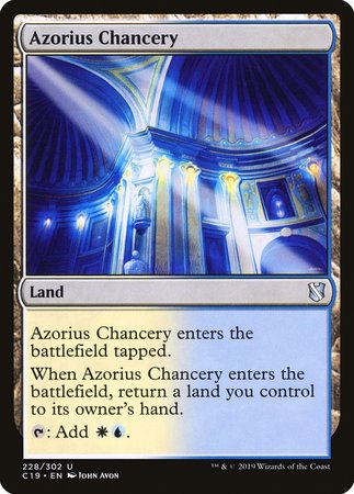 Azorius Chancery [Commander 2019] | Empire Gaming NC