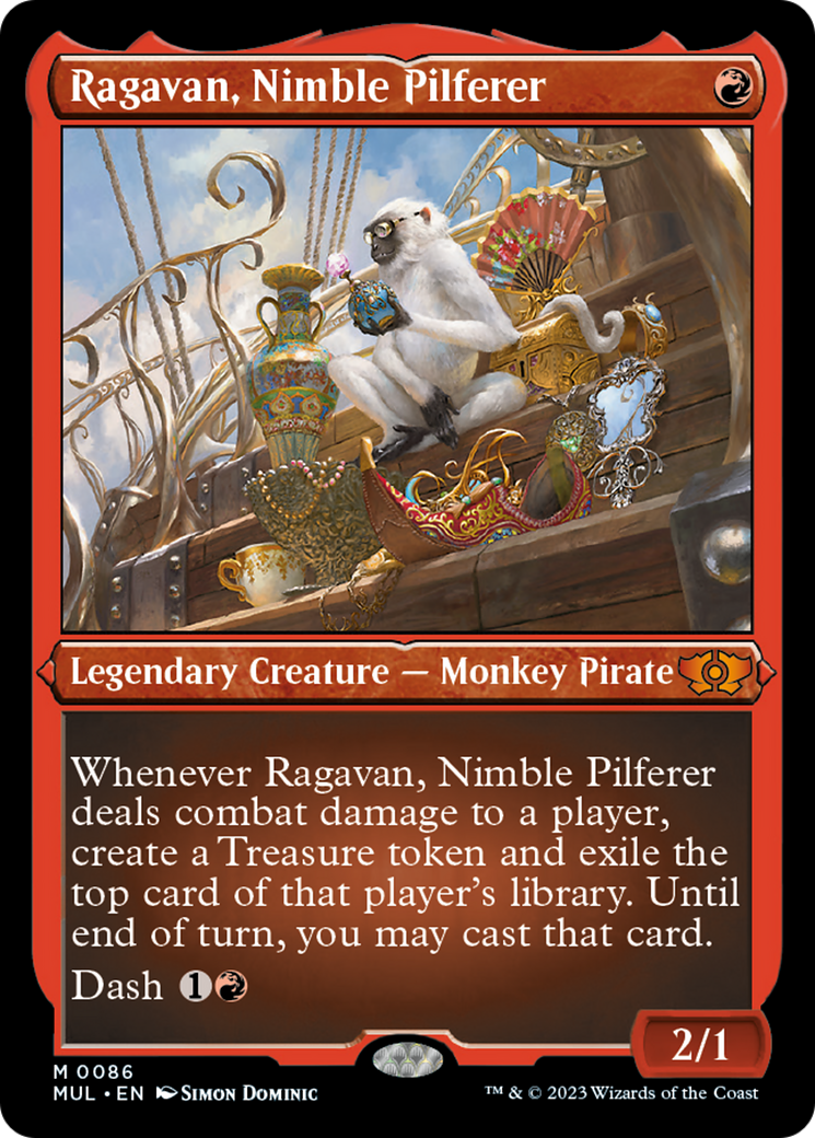 Ragavan, Nimble Pilferer (Foil Etched) [Multiverse Legends] | Empire Gaming NC