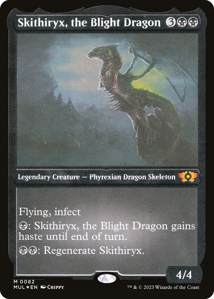 Skithiryx, the Blight Dragon (Foil Etched) [Multiverse Legends] | Empire Gaming NC