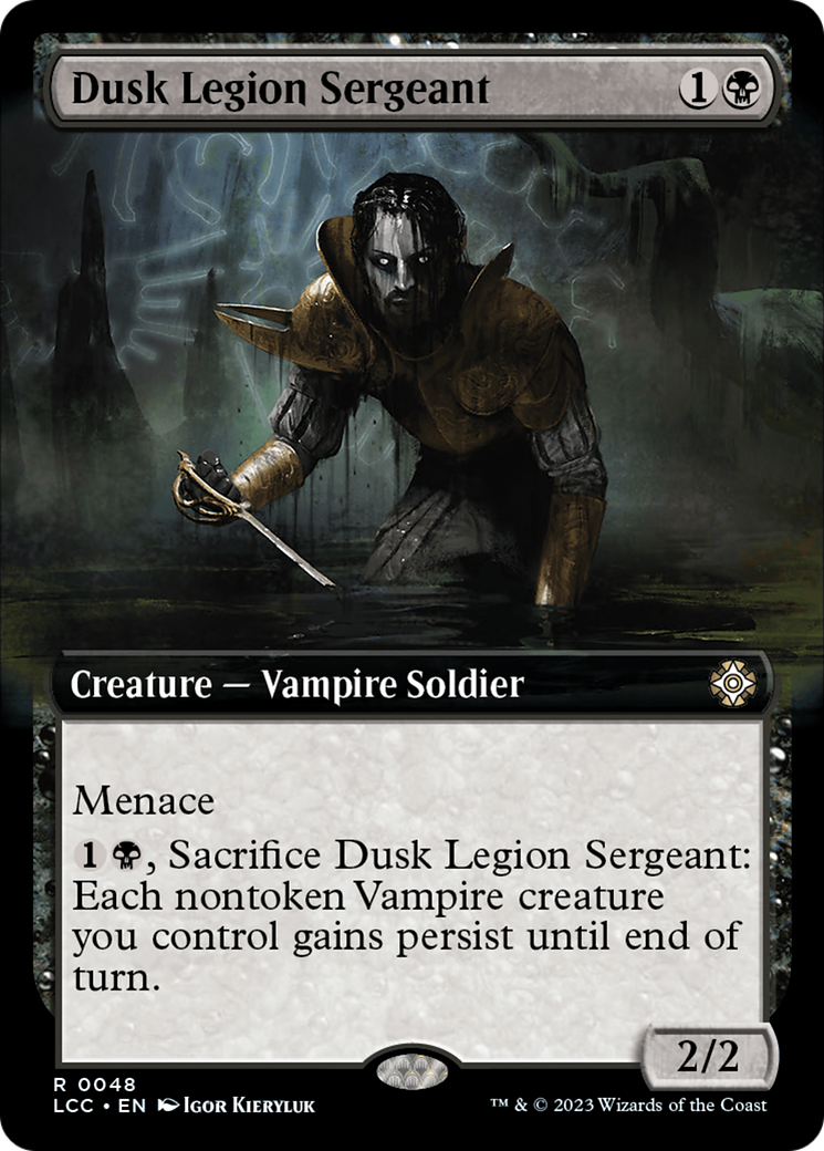 Dusk Legion Sergeant (Extended Art) [The Lost Caverns of Ixalan Commander] | Empire Gaming NC