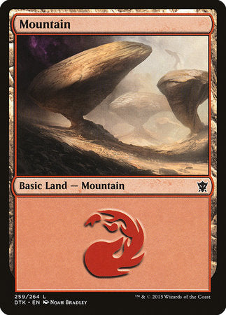 Mountain (259) [Dragons of Tarkir] | Empire Gaming NC