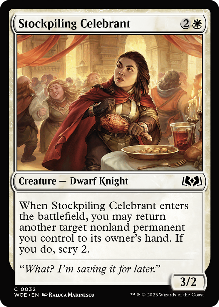 Stockpiling Celebrant [Wilds of Eldraine] | Empire Gaming NC