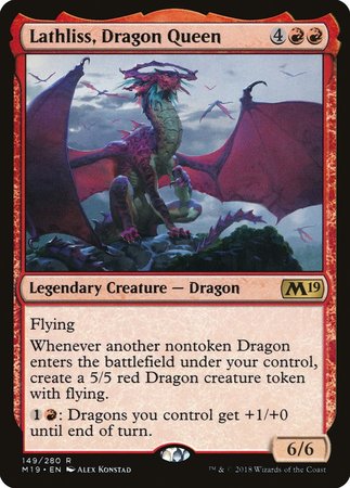 Lathliss, Dragon Queen [Core Set 2019] | Empire Gaming NC