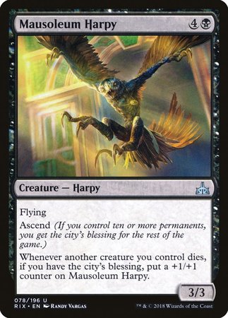 Mausoleum Harpy [Rivals of Ixalan] | Empire Gaming NC