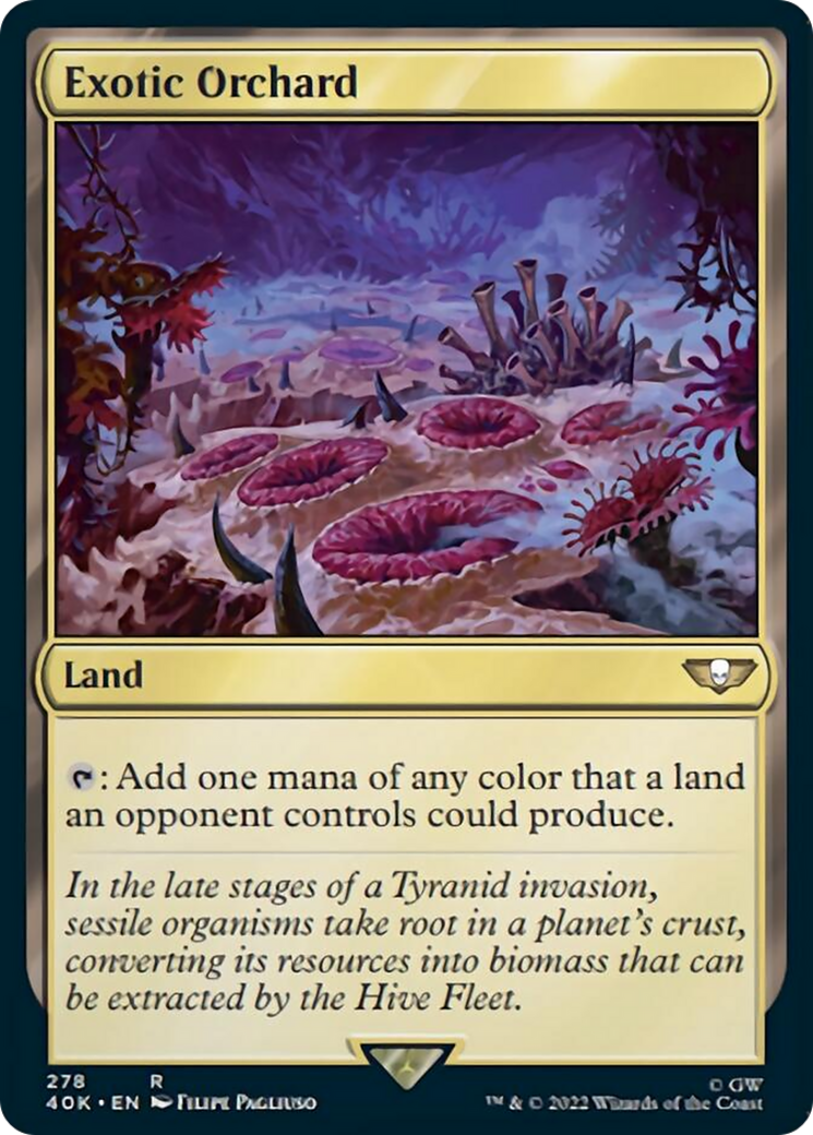 Exotic Orchard (Surge Foil) [Universes Beyond: Warhammer 40,000] | Empire Gaming NC