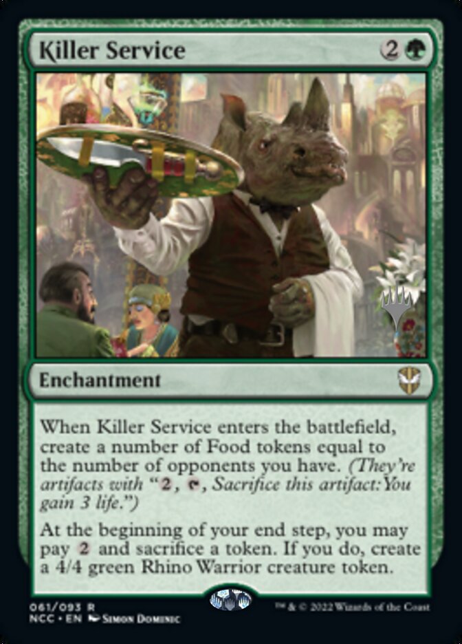 Killer Service (Promo Pack) [Streets of New Capenna Commander Promos] | Empire Gaming NC