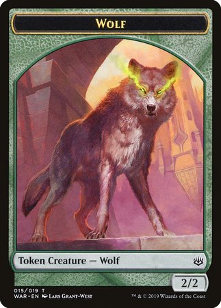 Wolf Token [War of the Spark Tokens] | Empire Gaming NC