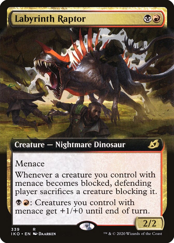 Labyrinth Raptor (Extended Art) [Ikoria: Lair of Behemoths] | Empire Gaming NC