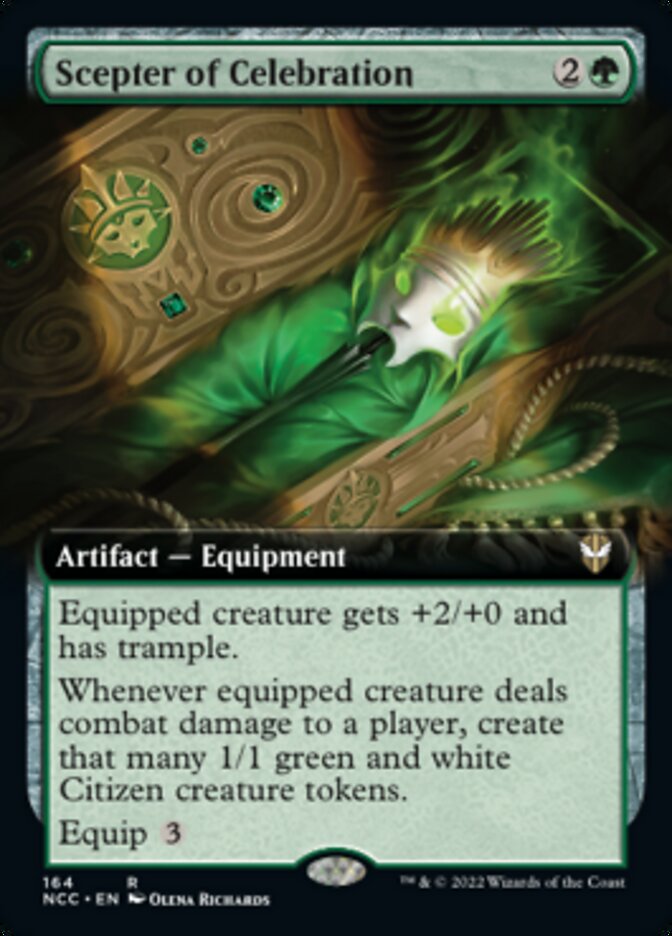 Scepter of Celebration (Extended Art) [Streets of New Capenna Commander] | Empire Gaming NC