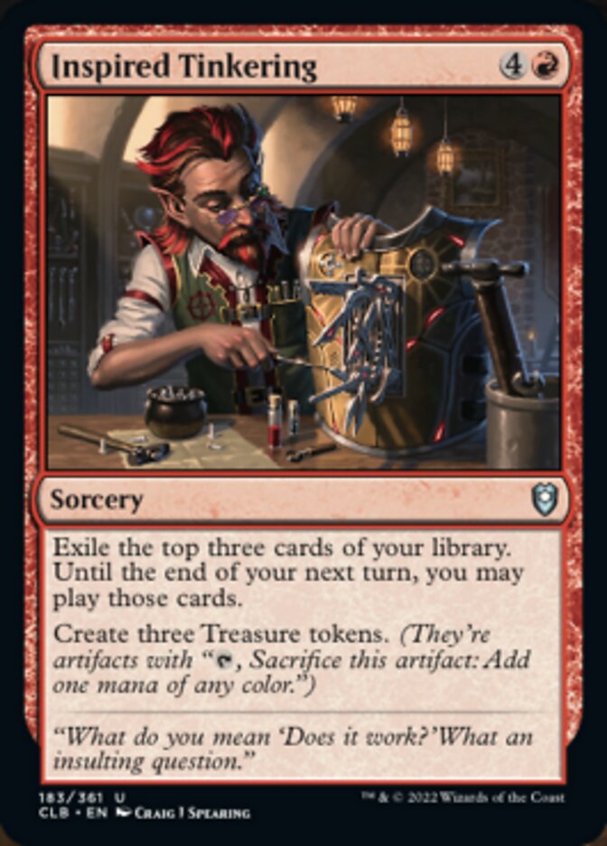 Inspired Tinkering [Commander Legends: Battle for Baldur's Gate] | Empire Gaming NC