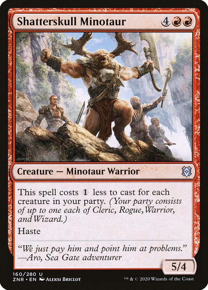 Shatterskull Minotaur [Zendikar Rising] | Empire Gaming NC