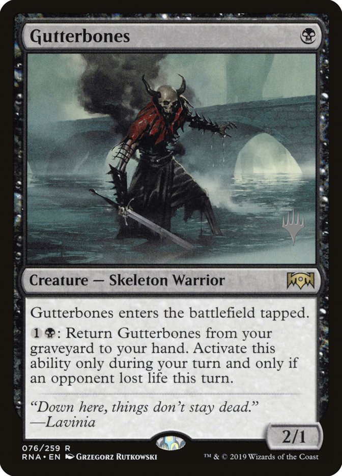 Gutterbones [Ravnica Allegiance Promos] | Empire Gaming NC