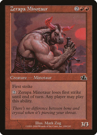 Zerapa Minotaur [Prophecy] | Empire Gaming NC