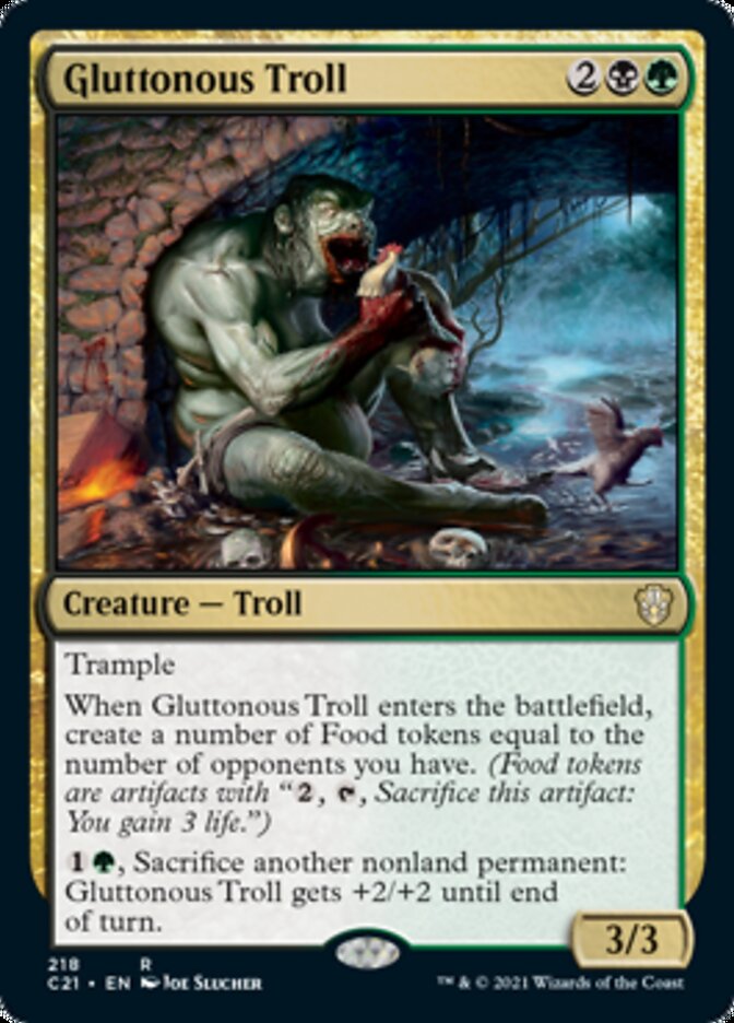 Gluttonous Troll [Commander 2021] | Empire Gaming NC