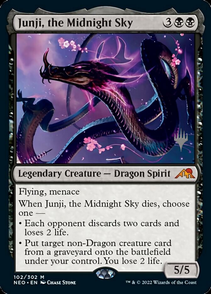 Junji, the Midnight Sky (Promo Pack) [Kamigawa: Neon Dynasty Promos] | Empire Gaming NC