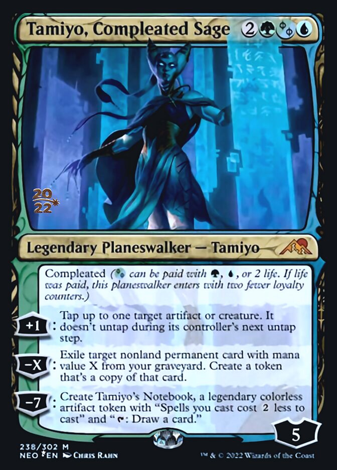 Tamiyo, Compleated Sage [Kamigawa: Neon Dynasty Prerelease Promos] | Empire Gaming NC