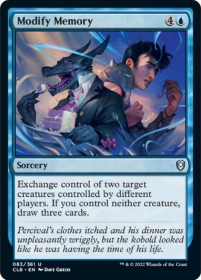 Modify Memory [Commander Legends: Battle for Baldur's Gate] | Empire Gaming NC