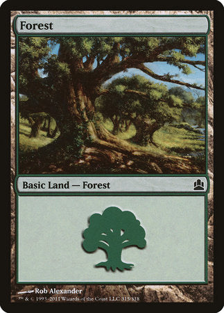 Forest (315) [Commander 2011] | Empire Gaming NC