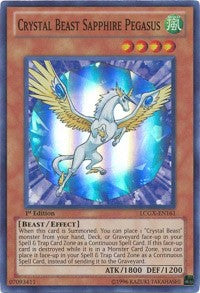 Crystal Beast Sapphire Pegasus [LCGX-EN161] Super Rare | Empire Gaming NC