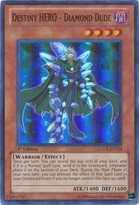 Destiny HERO - Diamond Dude [LCGX-EN124] Super Rare | Empire Gaming NC