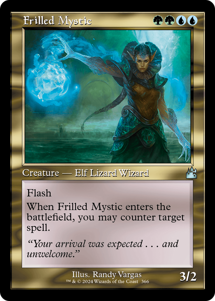 Frilled Mystic (Retro Frame) [Ravnica Remastered] | Empire Gaming NC