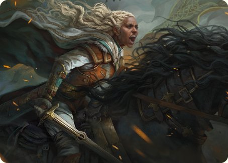 Eowyn, Fearless Knight Art Card [The Lord of the Rings: Tales of Middle-earth Art Series] | Empire Gaming NC