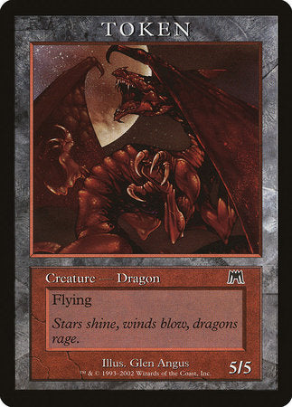 Dragon Token (Onslaught) [Magic Player Rewards 2002] | Empire Gaming NC