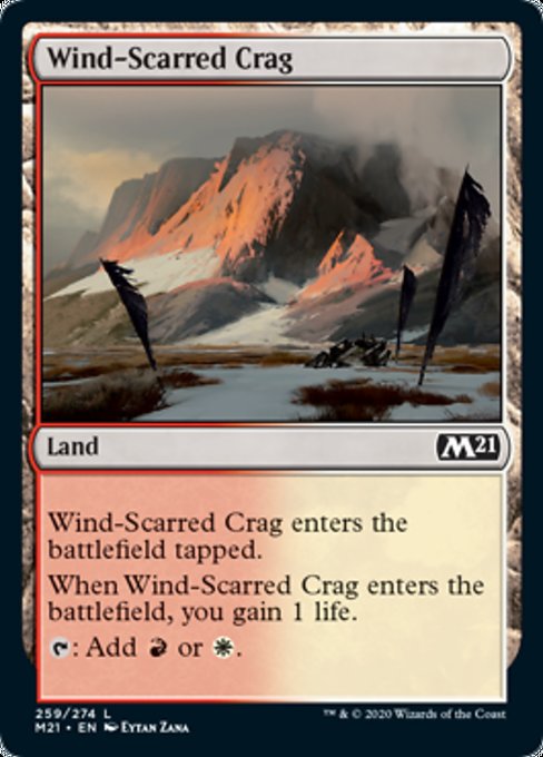 Wind-Scarred Crag [Core Set 2021] | Empire Gaming NC