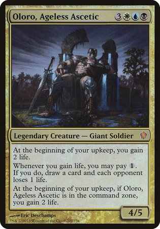 Oloro, Ageless Ascetic (Commander 2013) [Commander 2013 Oversized] | Empire Gaming NC