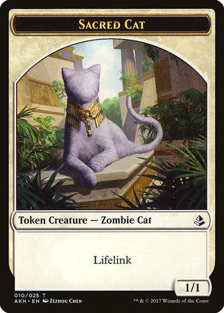 Sacred Cat Token [Amonkhet Tokens] | Empire Gaming NC