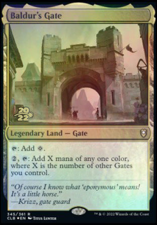 Baldur's Gate [Commander Legends: Battle for Baldur's Gate Prerelease Promos] | Empire Gaming NC