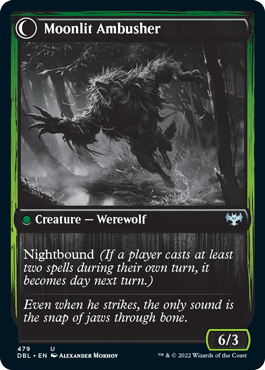 Oakshade Stalker // Moonlit Ambusher [Innistrad: Double Feature] | Empire Gaming NC