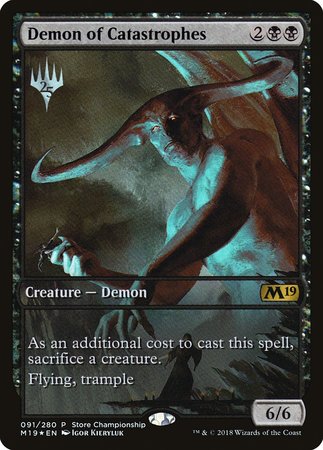 Demon of Catastrophes [Core Set 2019 Promos] | Empire Gaming NC