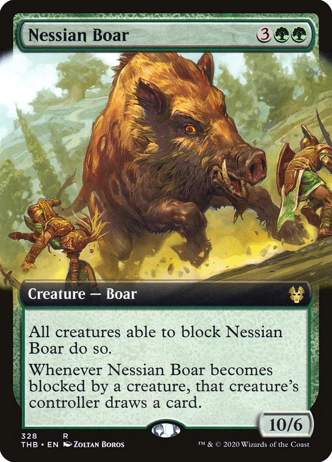 Nessian Boar (Extended Art) [Theros Beyond Death] | Empire Gaming NC