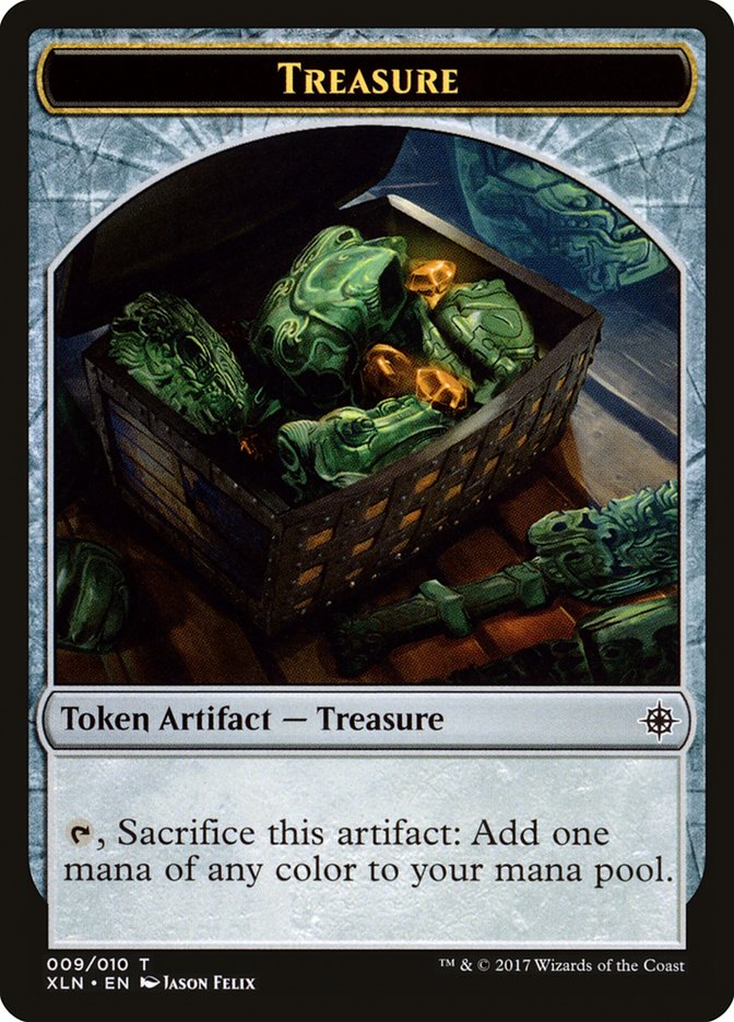 Treasure (009/010) [Ixalan Tokens] | Empire Gaming NC