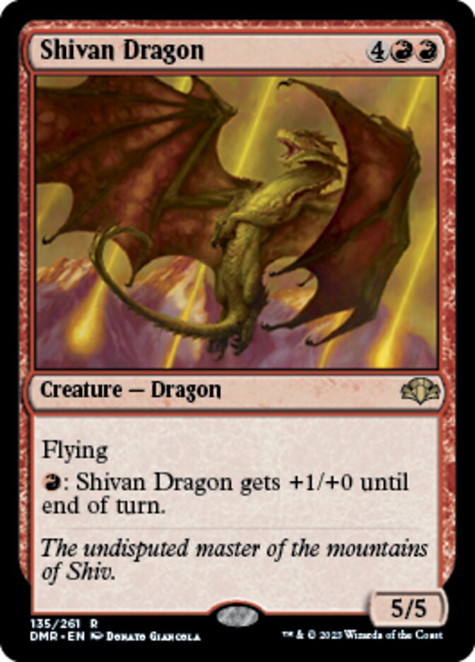 Shivan Dragon [Dominaria Remastered] | Empire Gaming NC