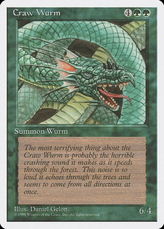 Craw Wurm [Fourth Edition] | Empire Gaming NC