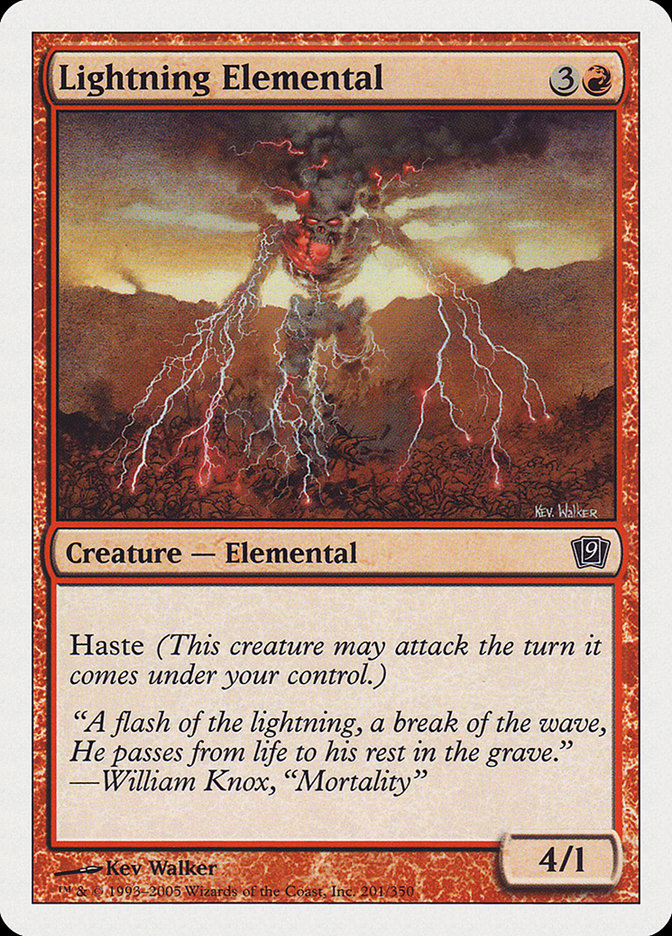 Lightning Elemental [Ninth Edition] | Empire Gaming NC