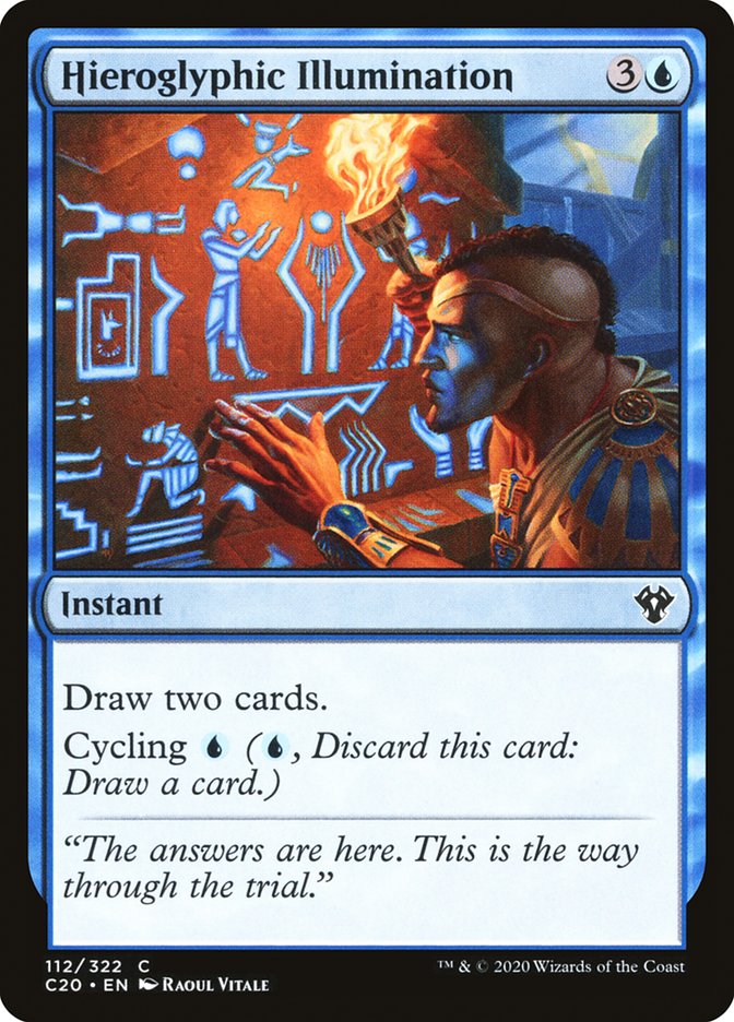 Hieroglyphic Illumination [Commander 2020] | Empire Gaming NC