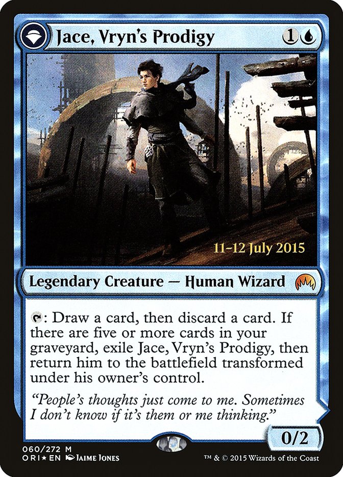 Jace, Vryn's Prodigy // Jace, Telepath Unbound [Magic Origins Promos] | Empire Gaming NC