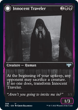 Innocent Traveler // Malicious Invader [Innistrad: Double Feature] | Empire Gaming NC